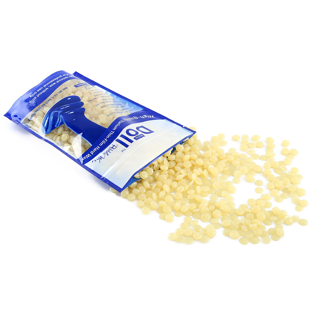 DollWax Cross-border Paperless Hair Removal Wax Honey Bean 300g bag Solid Wax Bean Wax Therapy Granules 10 flavors optional hard wax Application Scenario