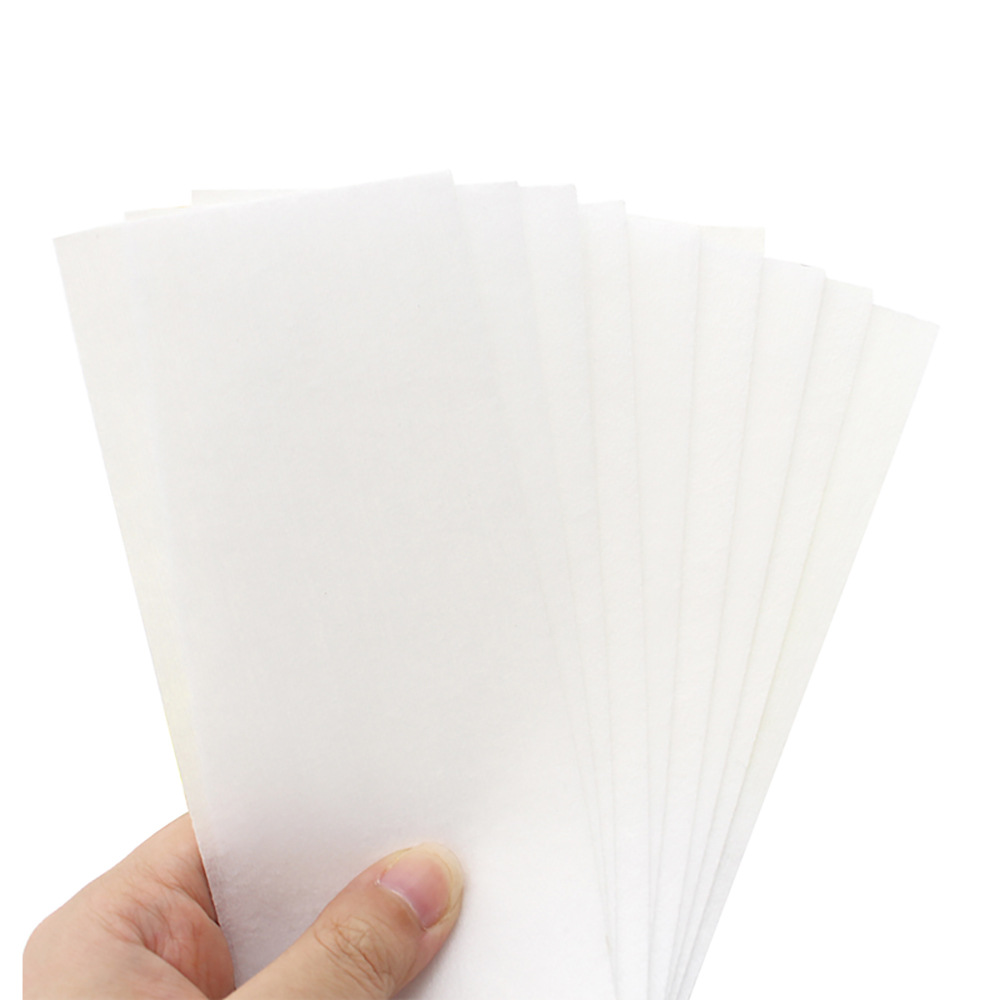 Doll Wax hair removal paper, thickened non-woven fabric, amber hair removal cloth, 100 pieces per pack, 7*20cm Application Scenario
