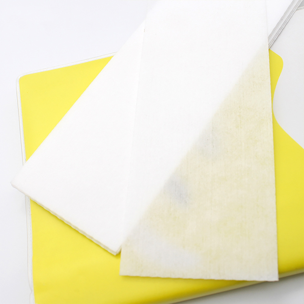 Doll Wax hair removal paper, thickened non-woven fabric, amber hair removal cloth, 100 pieces per pack, 7*20cm Specification image