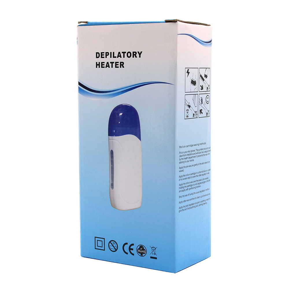 Cross-border exclusive 100g wax strip hair removal wax machine, portable hair removal instrument, convenient and fast, small wax melting pot details Picture