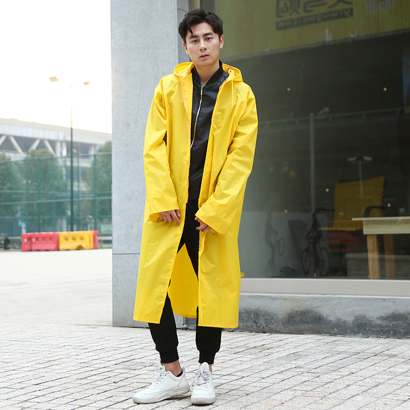 New outdoor sports cycling raincoat, fashionable and creative adult waterproof overcoat, pvc raincoat manufacturer wholesale and customization