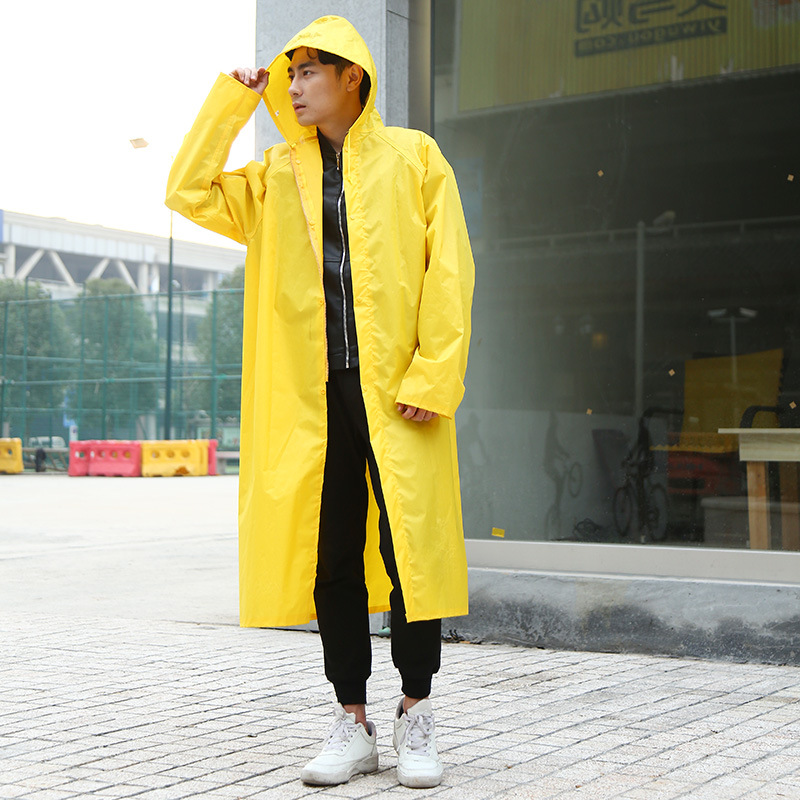 New outdoor sports cycling raincoat, fashionable and creative adult waterproof overcoat, pvc raincoat manufacturer wholesale and customization Specification image