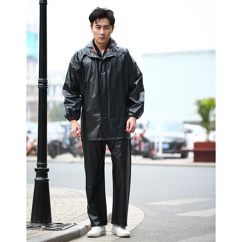 外贸新款创意成人雨披 户外雨衣套装pvc防水雨具 厂家批发定制