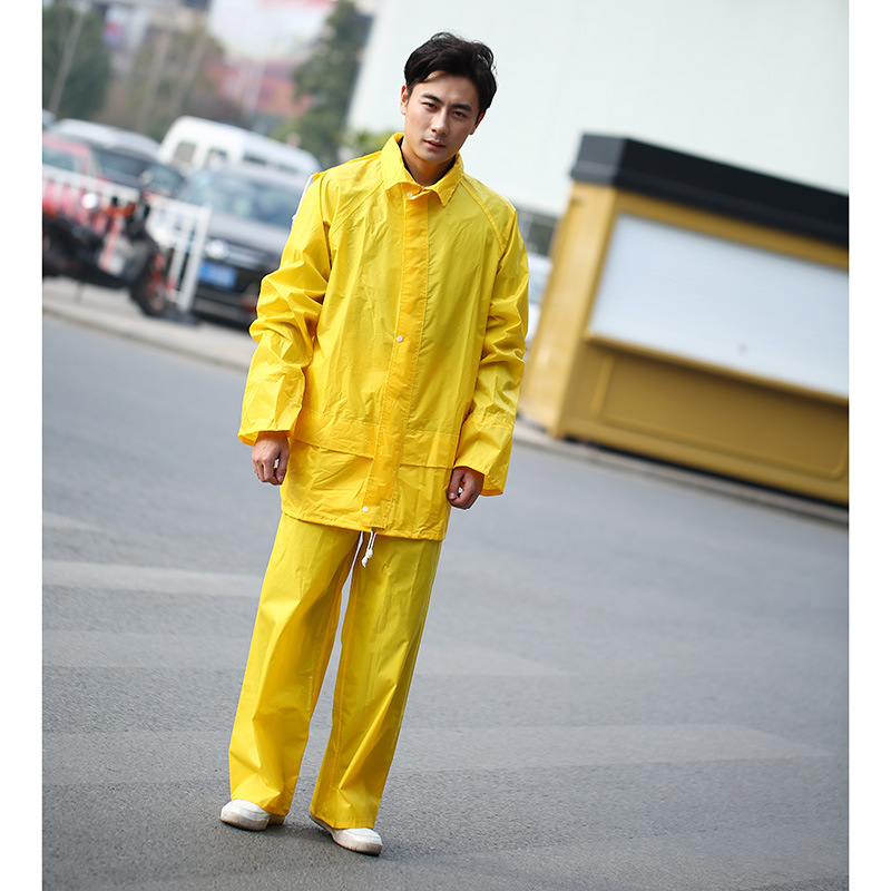 Wholesale of best-selling adult non-disposable cycling motorcycle outdoor raincoat and rain pants sets on AliExpress