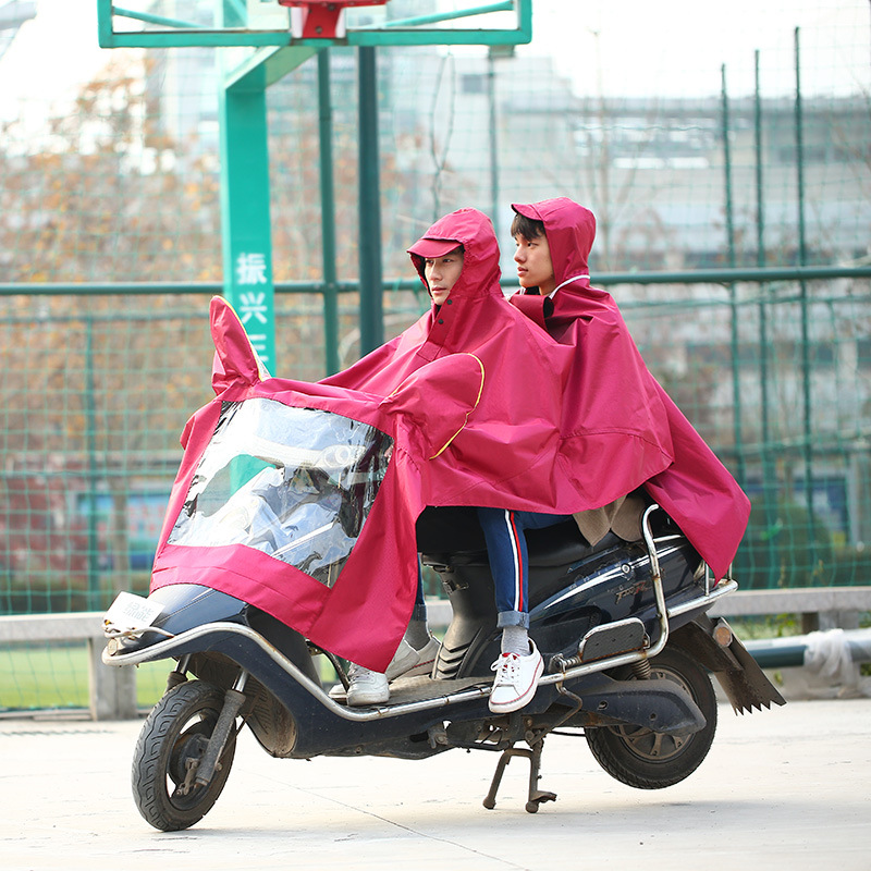 Manufacturer advertising gift raincoats, pvc outdoor sports, cycling, electric bikes, motorcycles, rain covers, adult wholesale and customization