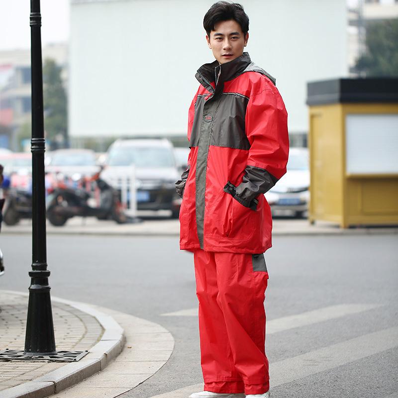Comercio exterior nuevo estilo al aire libre lluvia traje de lluvia de tira reflectante para adultos moda creativa impermeable abrigo fabricante al por mayor Application Scenario