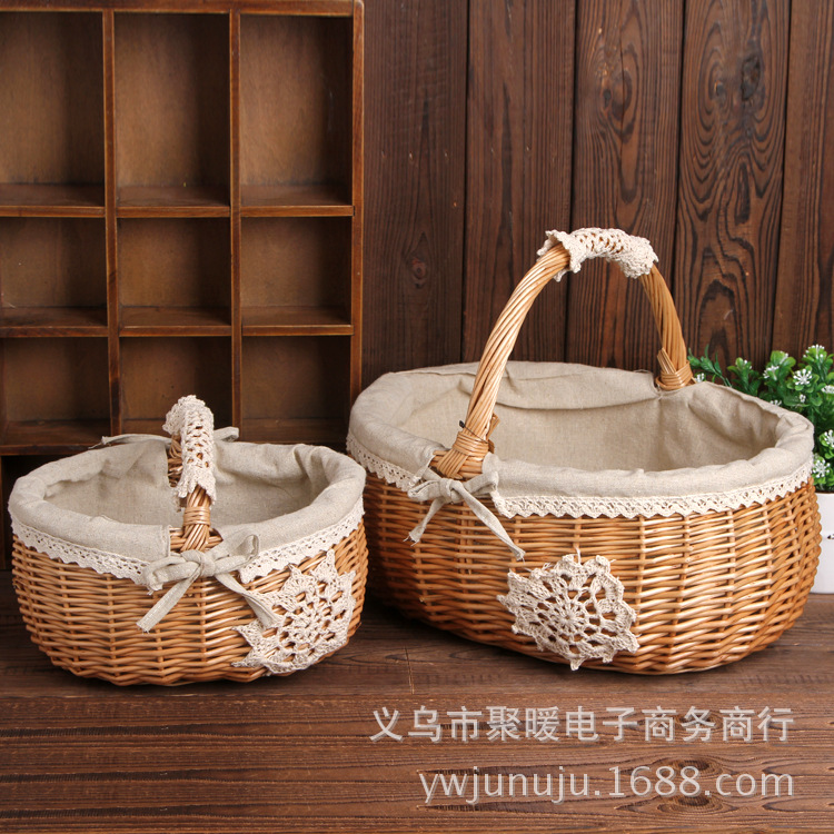 New wicker basket in 2014, wicker basket for home storage, wicker basket, and flower basket