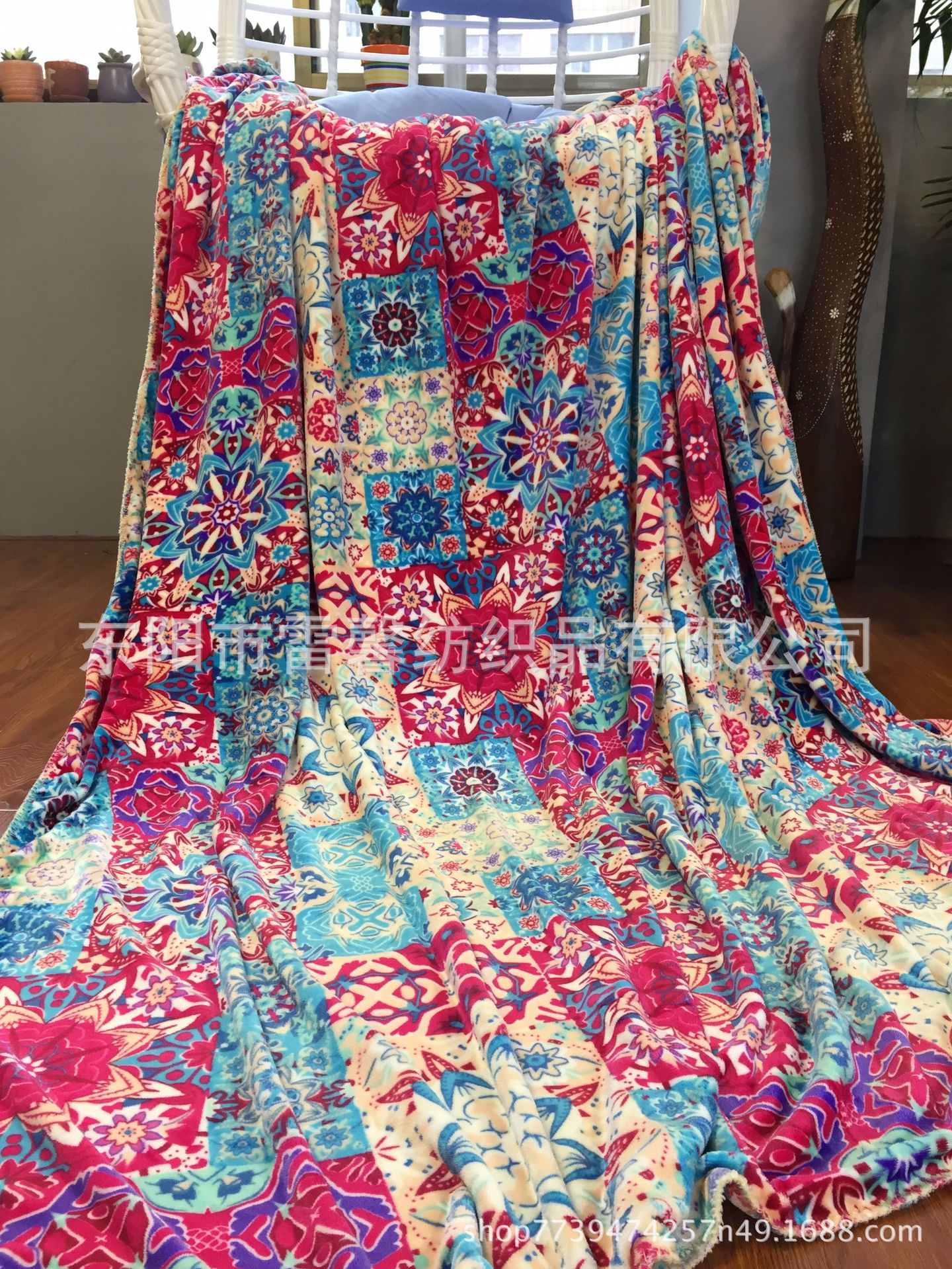 雷馨纺织 法莱绒超柔双层复合毯 法莱绒毛毯