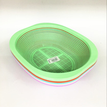 Hexagonal oval vegetable basket drain washing vegetable basket fruit basket creative drain basket