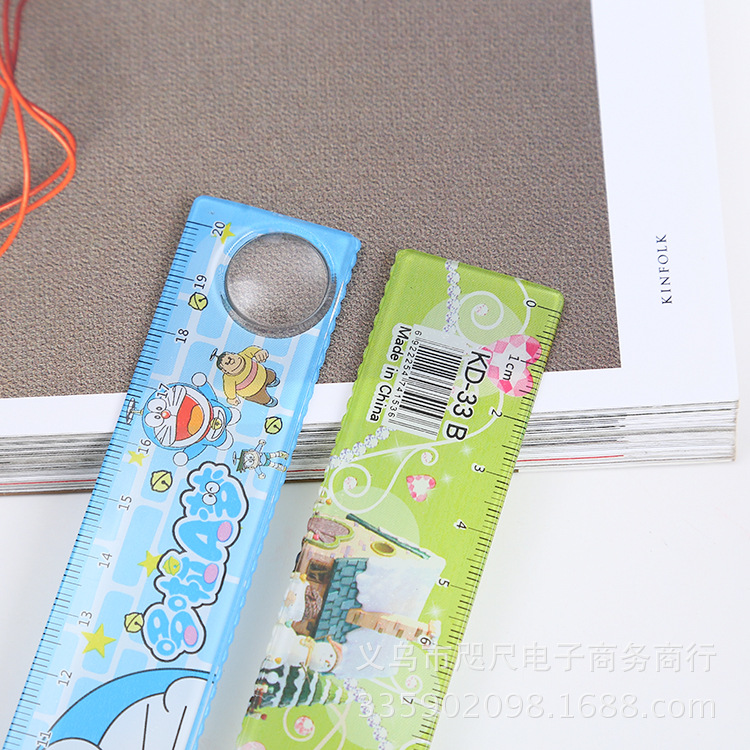 卡通学生文具尺子卡通直尺 塑料尺子 学生奖品 彬斌文具产品图