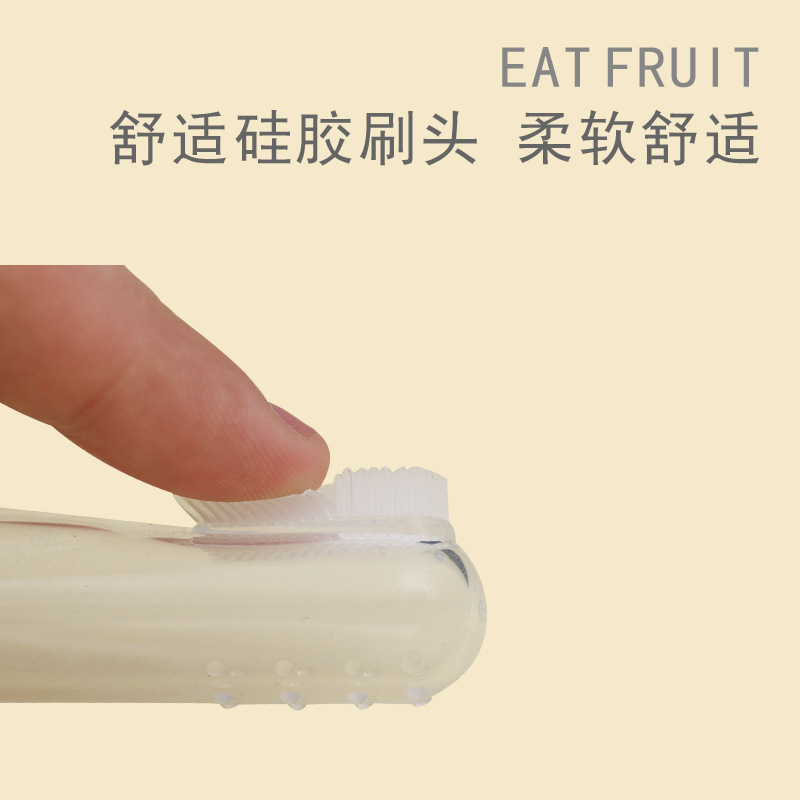 Baby Finger Toothbrush Baby Safe Silicone Tongue Coating Cleaning Brush Finger Cover Toothbrush Baby Baby Baby Teeth Brush For Mother And Child Application Scenario