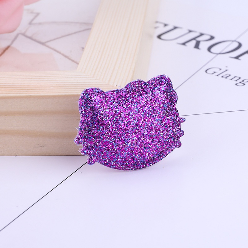 Manufacturers Direct Sales Of Ultrasonic Embossing New Moustache Cat Children Hair Accessories Hairpin Handcrafted Accessories details Picture