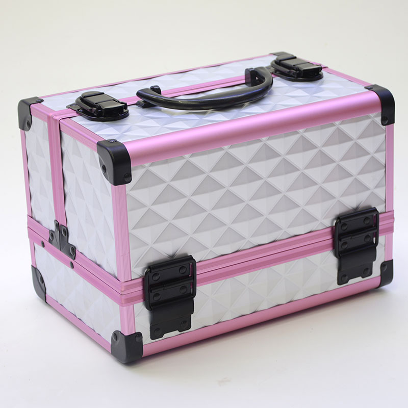 Guanyu high-end aluminum portable makeup case portable with makeup case multi-functional storage case customization