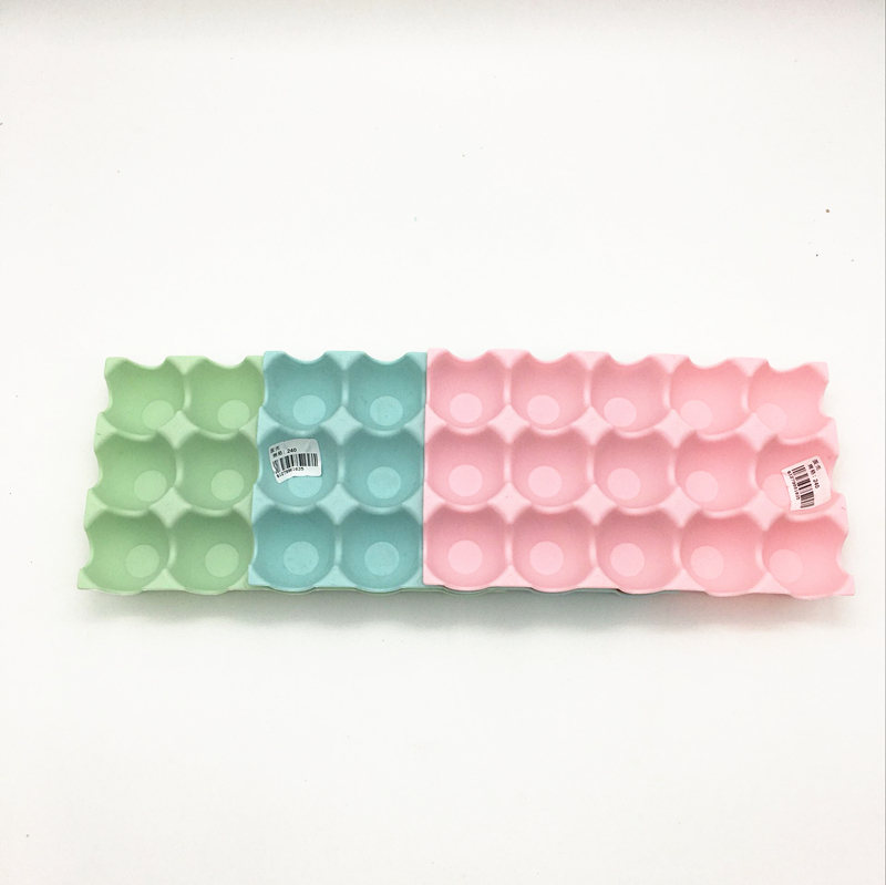 无盖鸡蛋收纳盒 家用保鲜鸡蛋塑料盒 装蛋架格子产品图