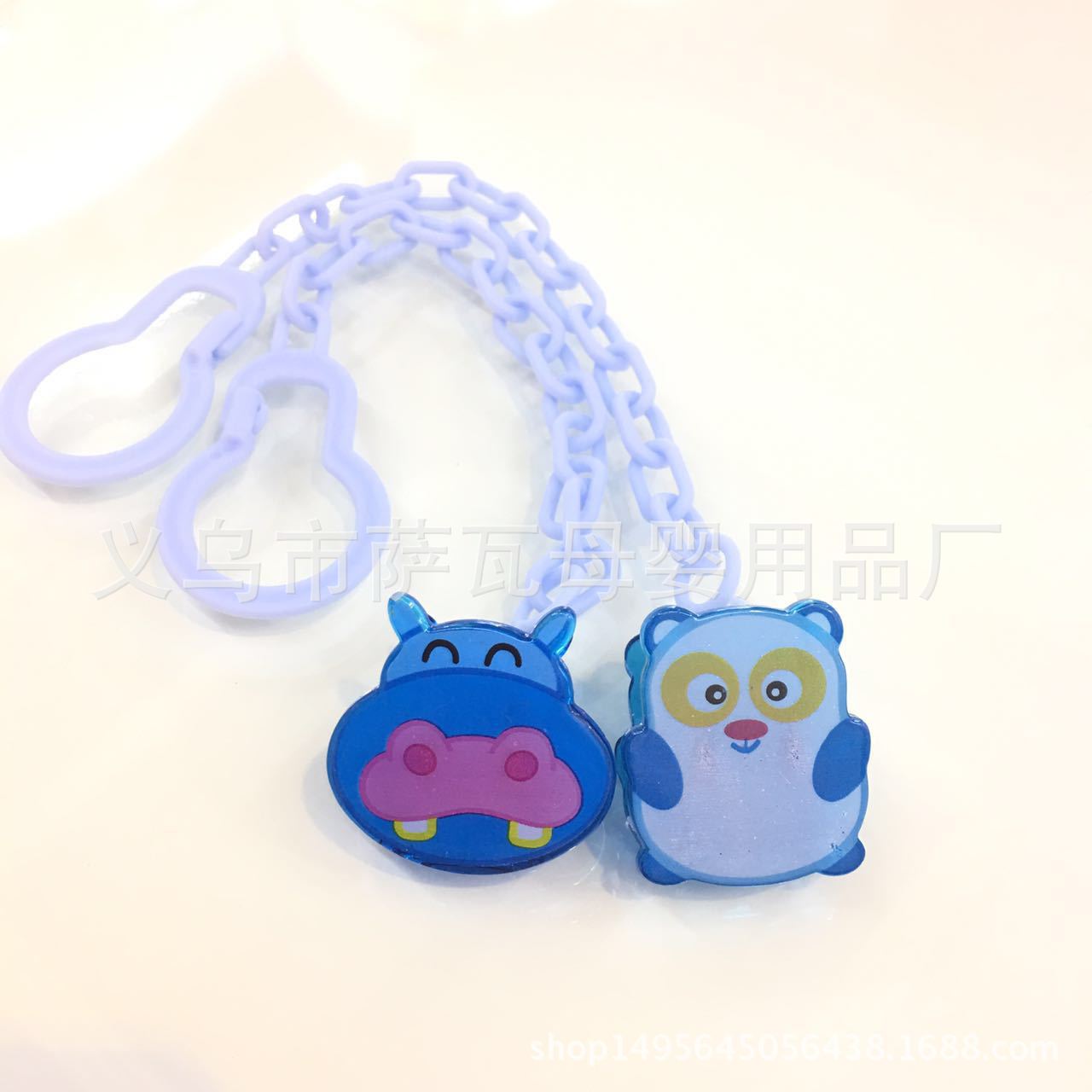 Cartoon pacifier chain pacifier chain clip to prevent chain drop details Picture