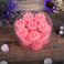 玫瑰花型粉色蜡烛 莲花表白浪漫生日创意蜡烛摆图 厂家手工定制产品图