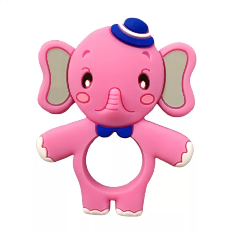 Children's Teether Animal Silicone Teether Cartoon Teether Food Grade Silicone Baby Teether Toy Specification drawing