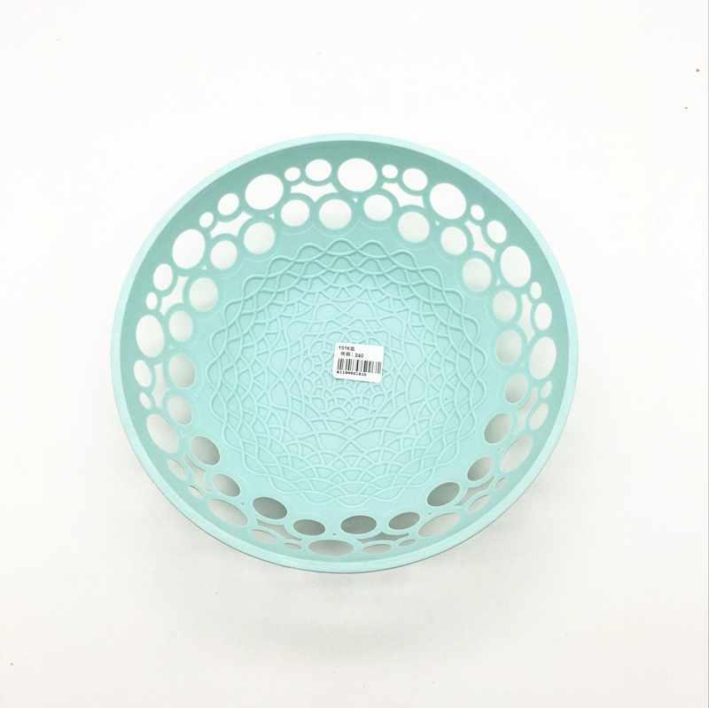 Fashion hollow plastic fruit basket home fruit basket vegetable basket kitchen living room storage basket