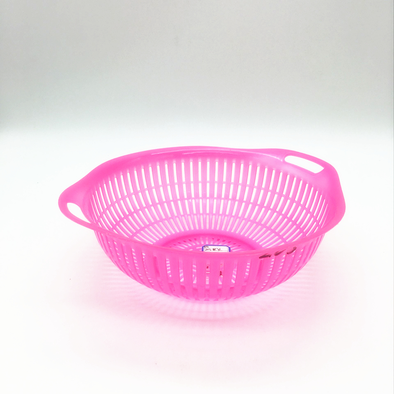塑料沥水篮洗菜篮 家用水果篮蔬菜篮 厨房客厅收纳篮产品图