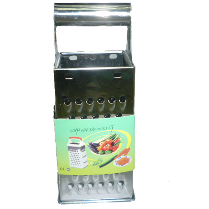 Factory direct sales of high-quality 9-inch steel-handled four-sided grater for fruits, ginger, garlic, potatoes and radishes Specification image