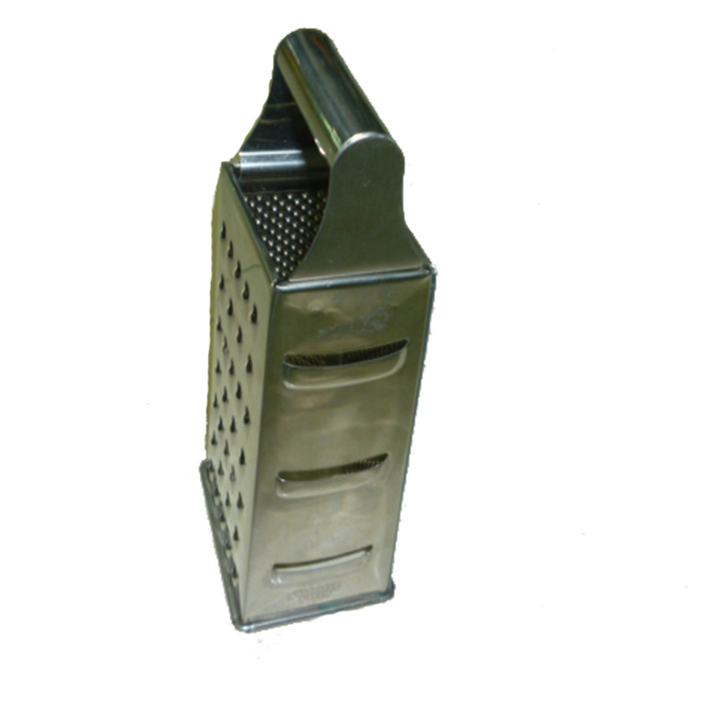8-inch stainless steel four-sided grater for sale at low price. Round steel handle vegetable slicer, multi-functional vegetable grater and grater wholesale Application Scenario