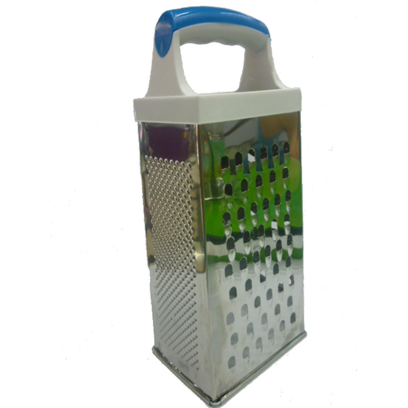 Specializing in the production and sale of 9-inch double-color handle four-sided grater, box-type grater, cheese grater and multi-functional vegetable cutter Specification image