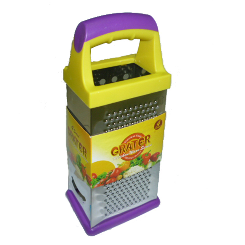 New thickened 9-inch dual-color portable four-sided grater, multi-functional melon grater Specification image