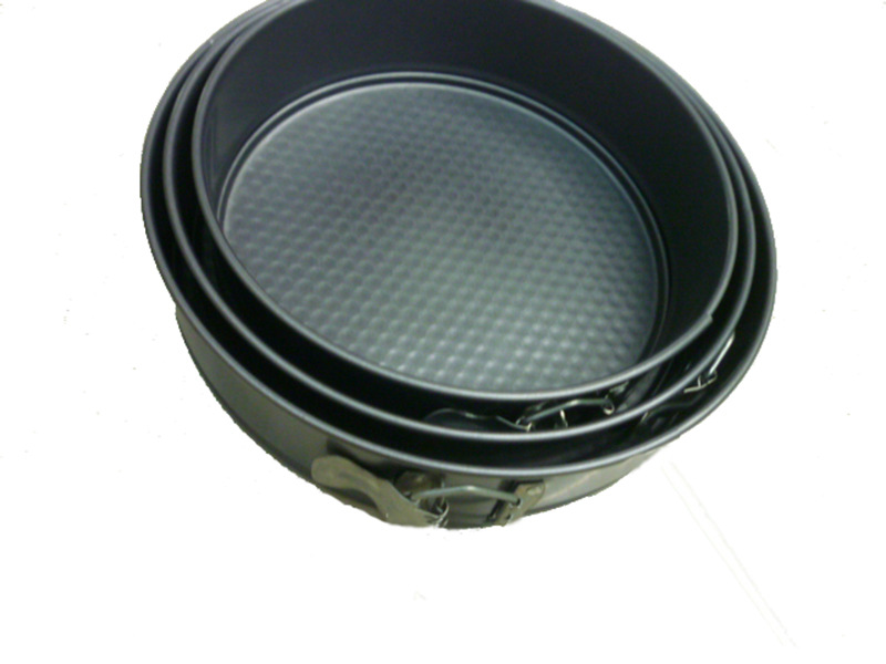 High-quality, eco-friendly round cake molds, buckled cake molds, three-piece set, non-stick cake molds, baking molds Specification image
