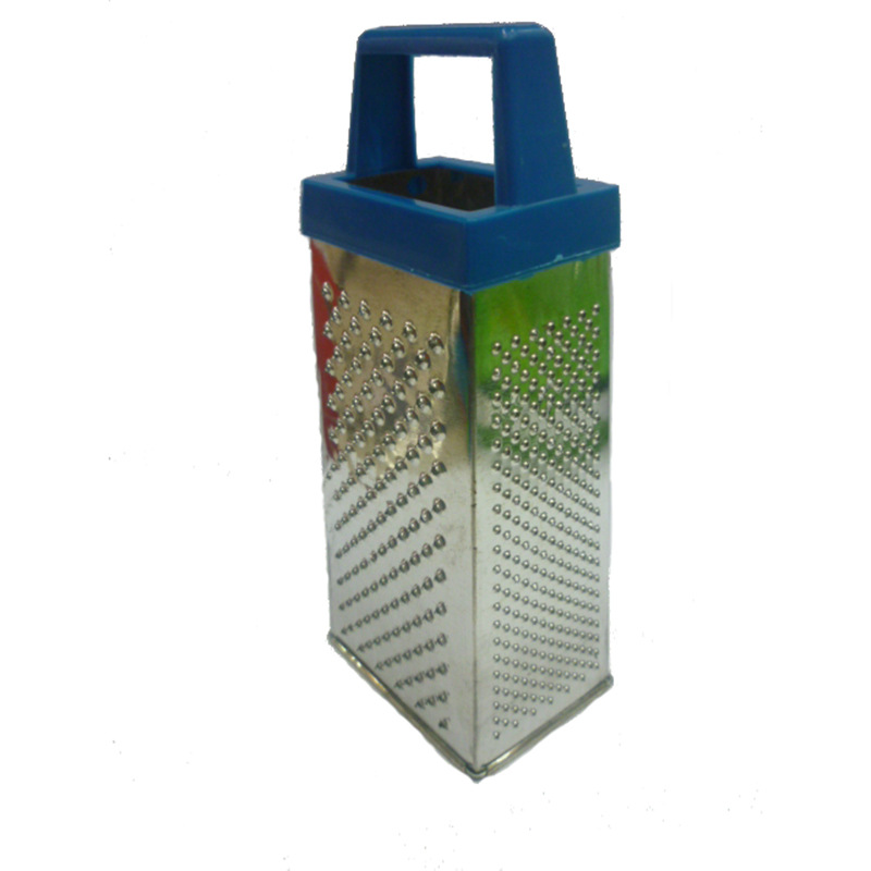 In stock, we offer 8-inch single-color handle four-sided planer multi-functional slicer, scraper and vegetable slicer, and kitchen grater details Picture