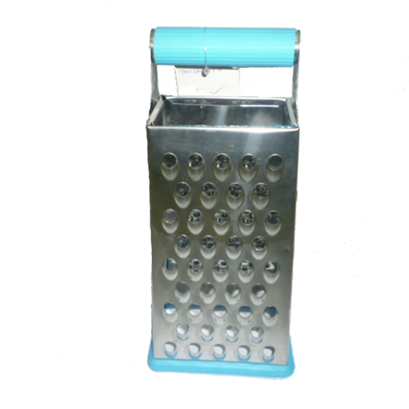 High-quality stainless iron four-sided fruit and vegetable grater, 9-inch four-sided vertical combination grater, multi-functional grater
