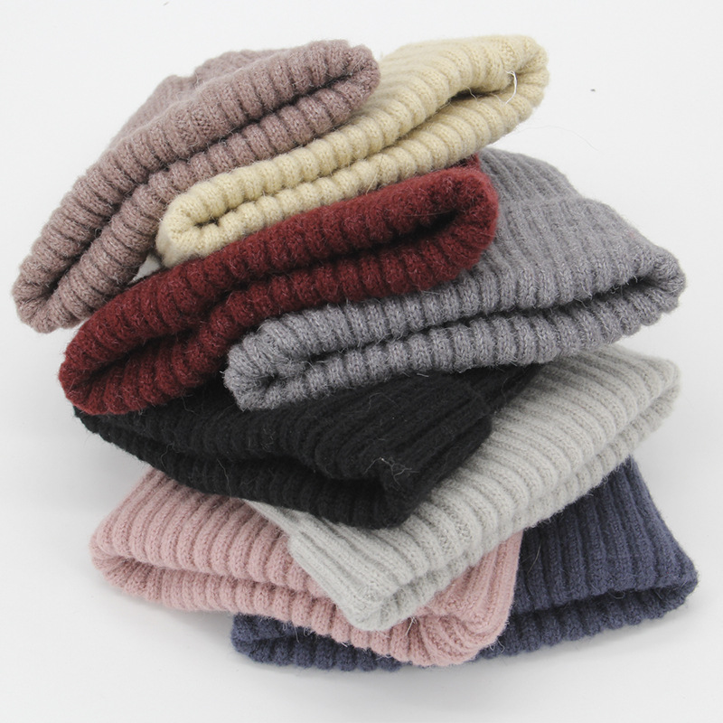 Wool blend women's woolen hat, knitted warm hat, autumn and winter warm, fashionable, casual and versatile hat Application Scenario