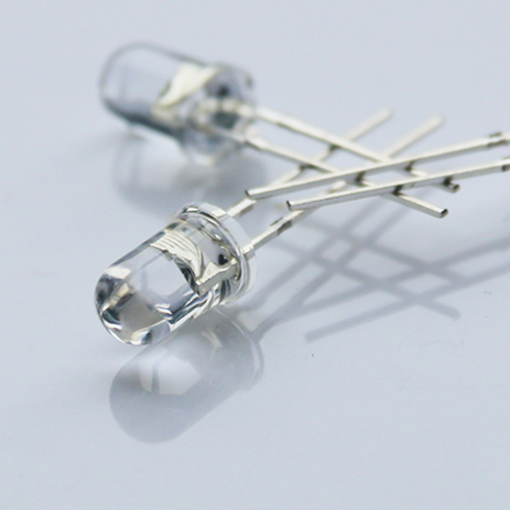 LED发光二极管直插七彩快闪慢闪暖白雪花灯光纤灯F3 F5 F8 F10产品图