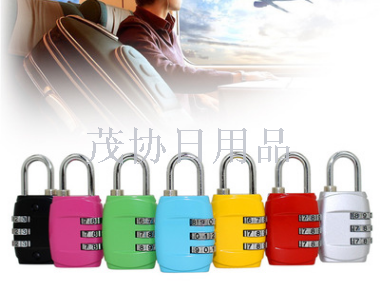 Factory direct sales of three-wheel combination locks, zinc alloy luggage locks, combination padlocks and mini locks