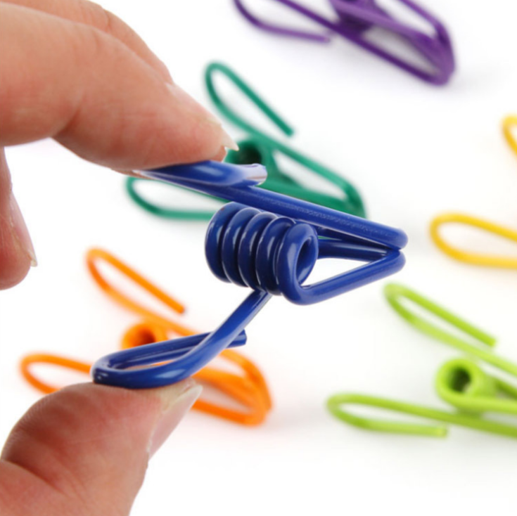多用途优质彩色单个收纳夹子 强力弹簧晒衣防风夹产品图