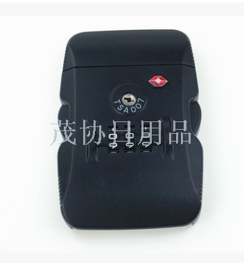 Manufacturer direct selling 5cm 3 password TSA customs lock, insert, bag, clasp, safety clasp, clasp, password lock spot