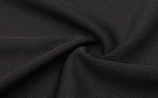 Stair cloth full polyester rib knit fashion professional clothing fabric S291 soft fabric large spot supply details Picture