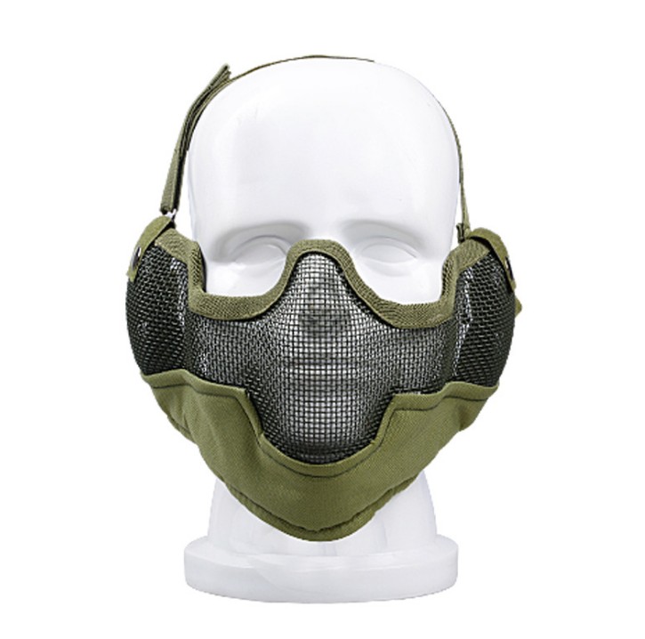 V2护耳战术护脸护耳钢丝面罩 TMC Strike Mask WG射击军迷装备产品图