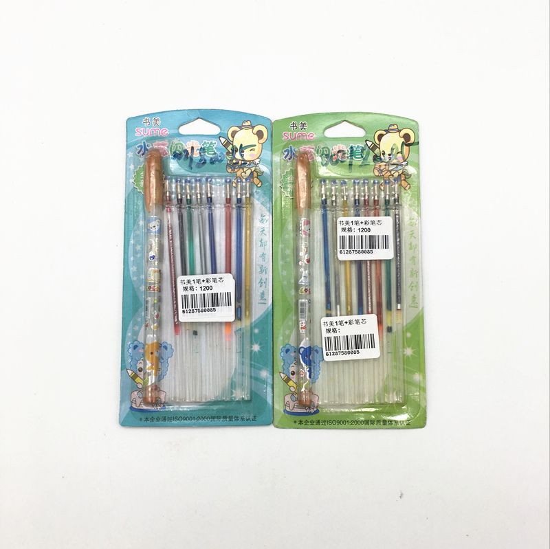 1+8 Color pens Flash pens Highlighter pens Watercolor graffiti watercolor pens