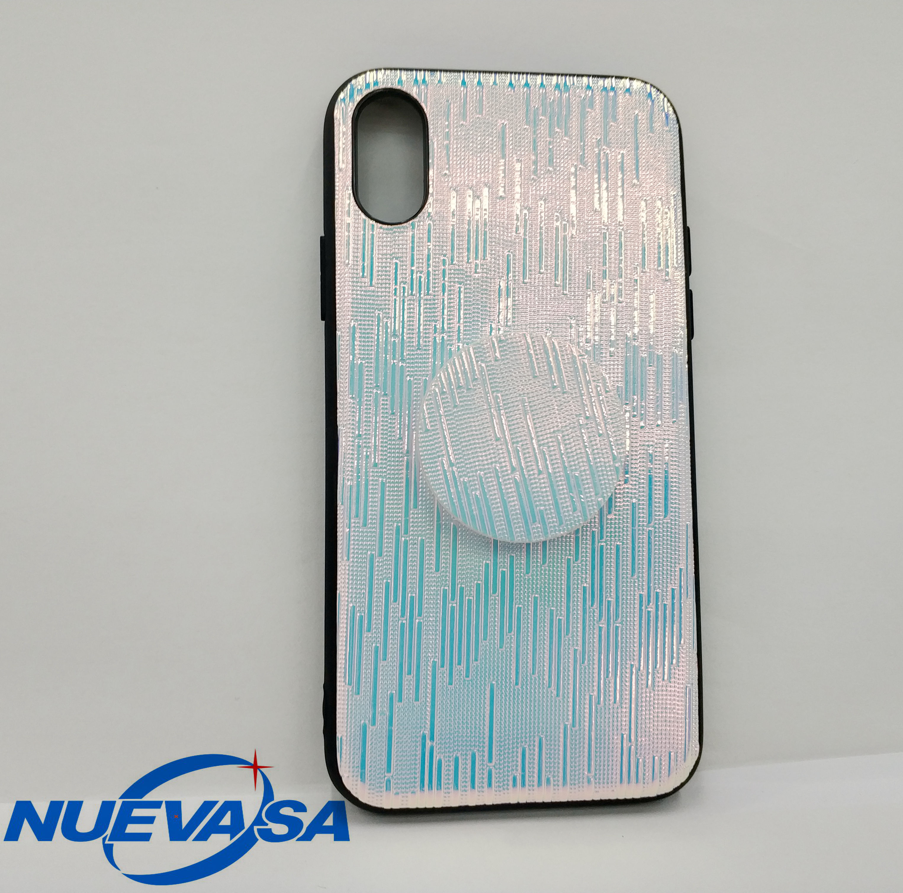 New anti-drop gradient tape round stand PC all-inclusive phone case Application Scenario