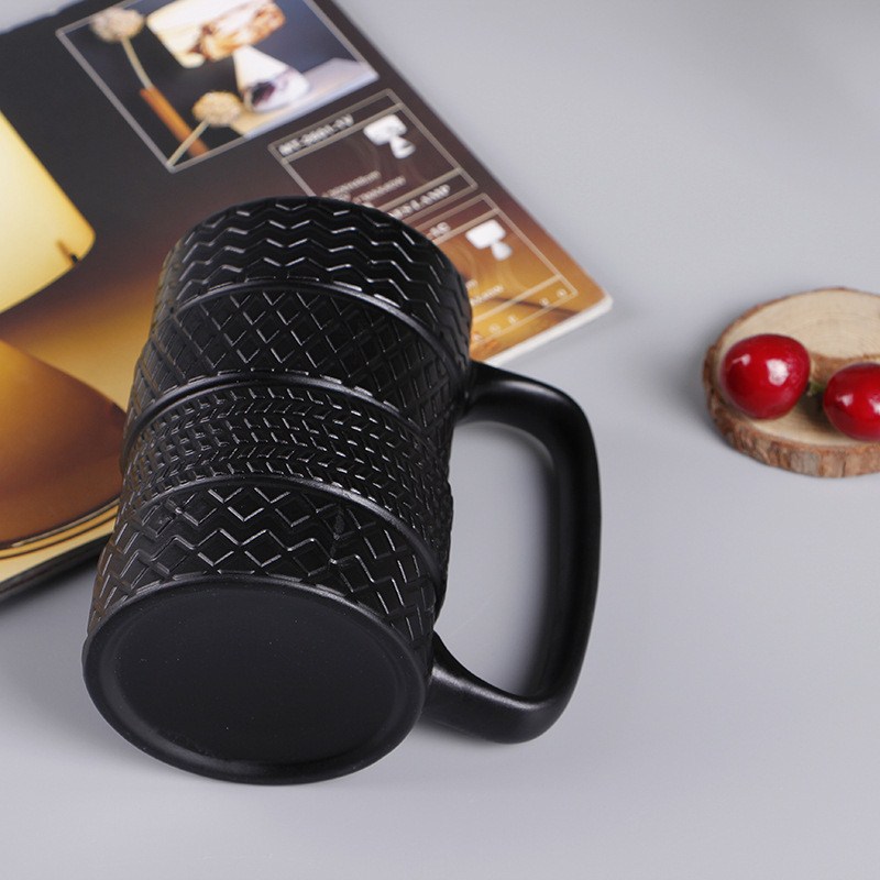 Creative 3D ceramic new mugs, unique and funny home tire coffee cups, water cups details Picture