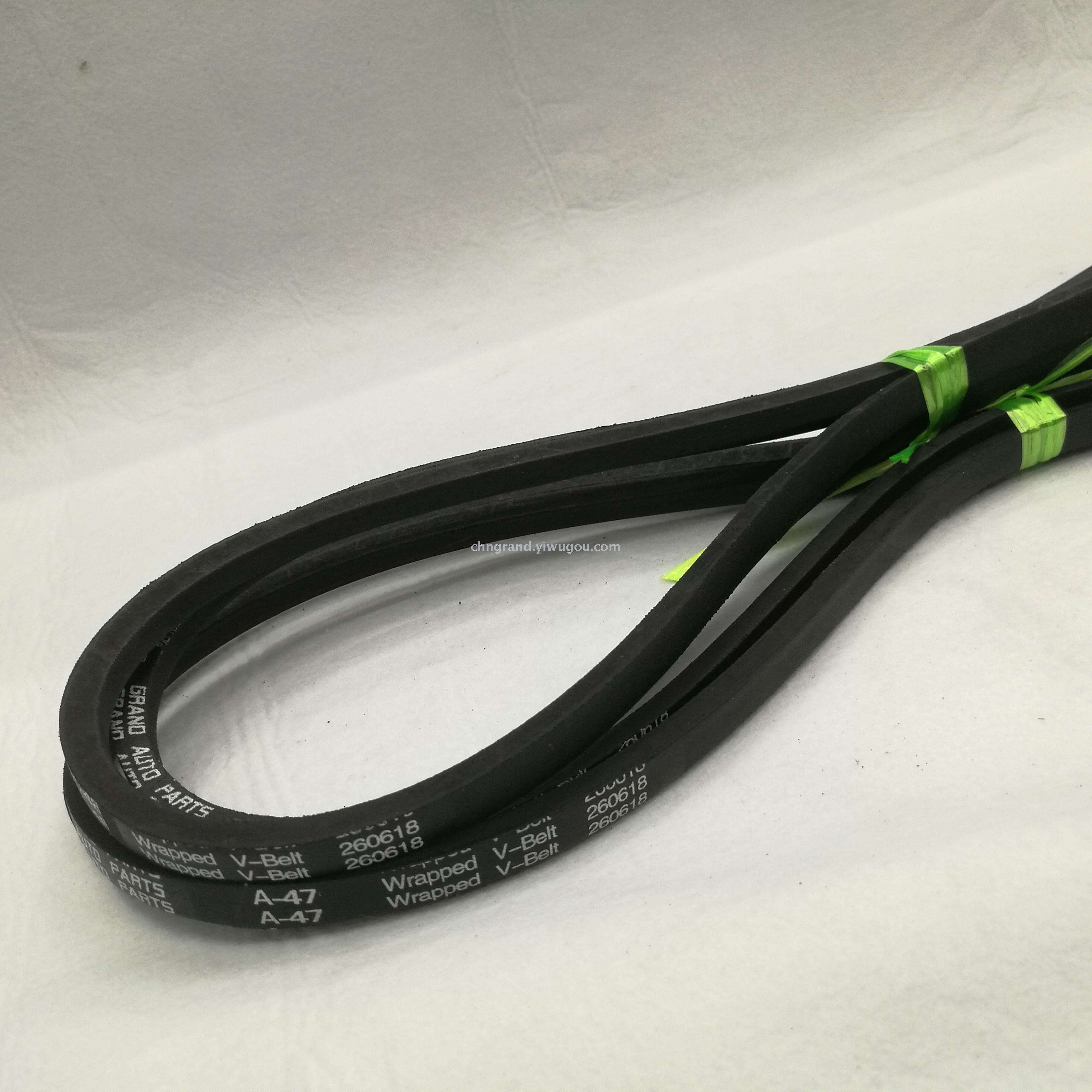 Cloth belt, triangle belt A-47M/A/B/C SPZ(FM)/SPA/SPB/SPC/3V/5V/8V Specification drawing