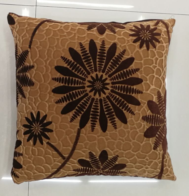 Velvet On Velvet Flocking Sunflower Africa Explosion Simple Version Sofa Car Pillow Cushion Cover Specification drawing