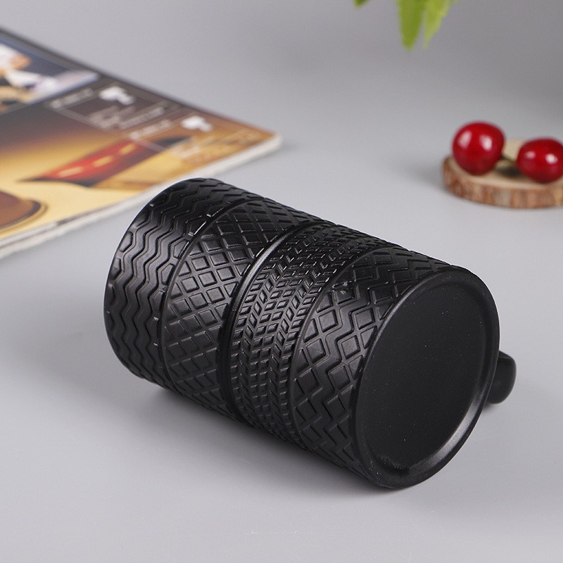 Creative 3D ceramic new mugs, unique and funny home tire coffee cups, water cups Specification image