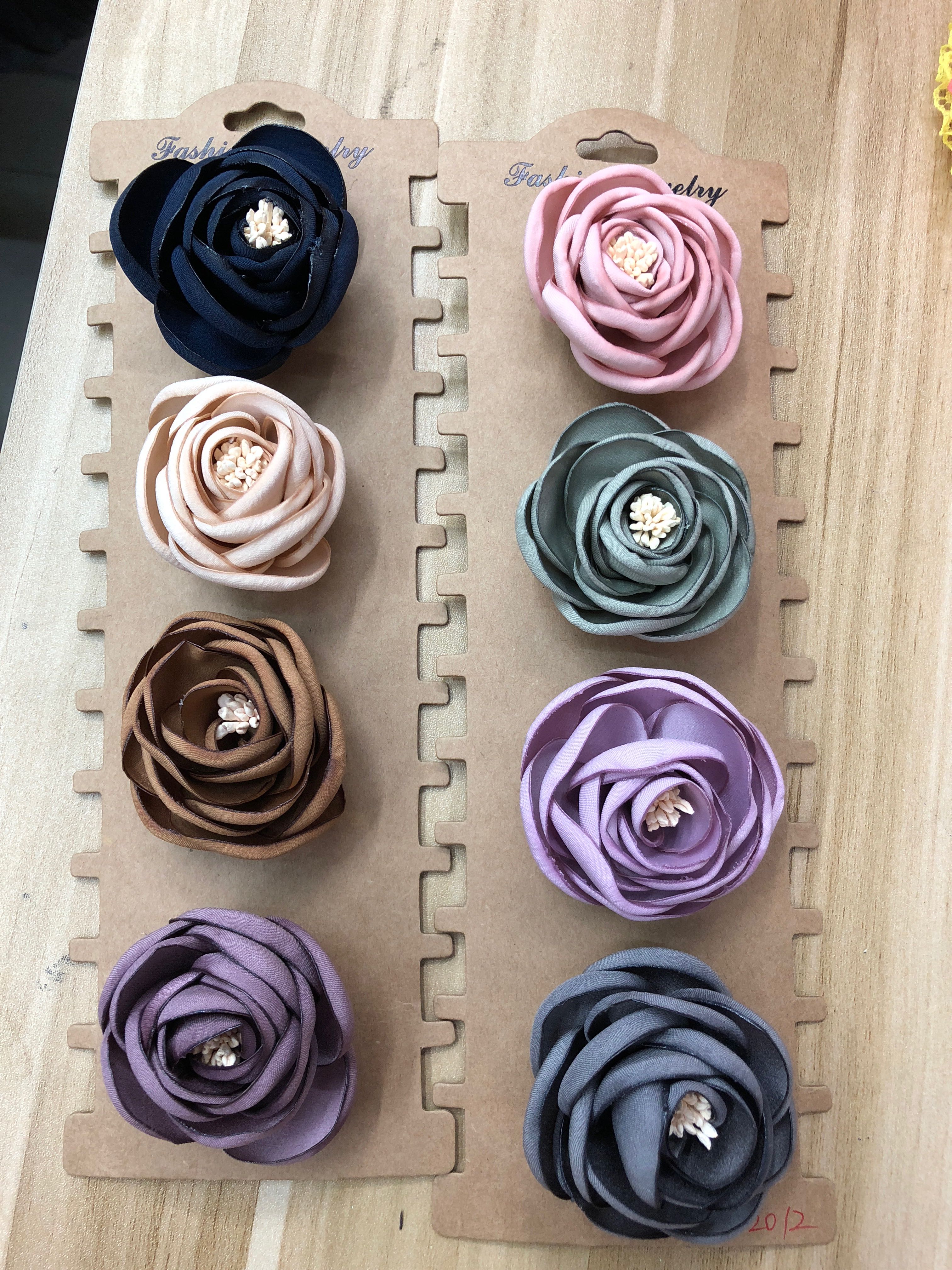 2018新款韩版diy布料花朵手工发饰辅料配件头饰服装饰