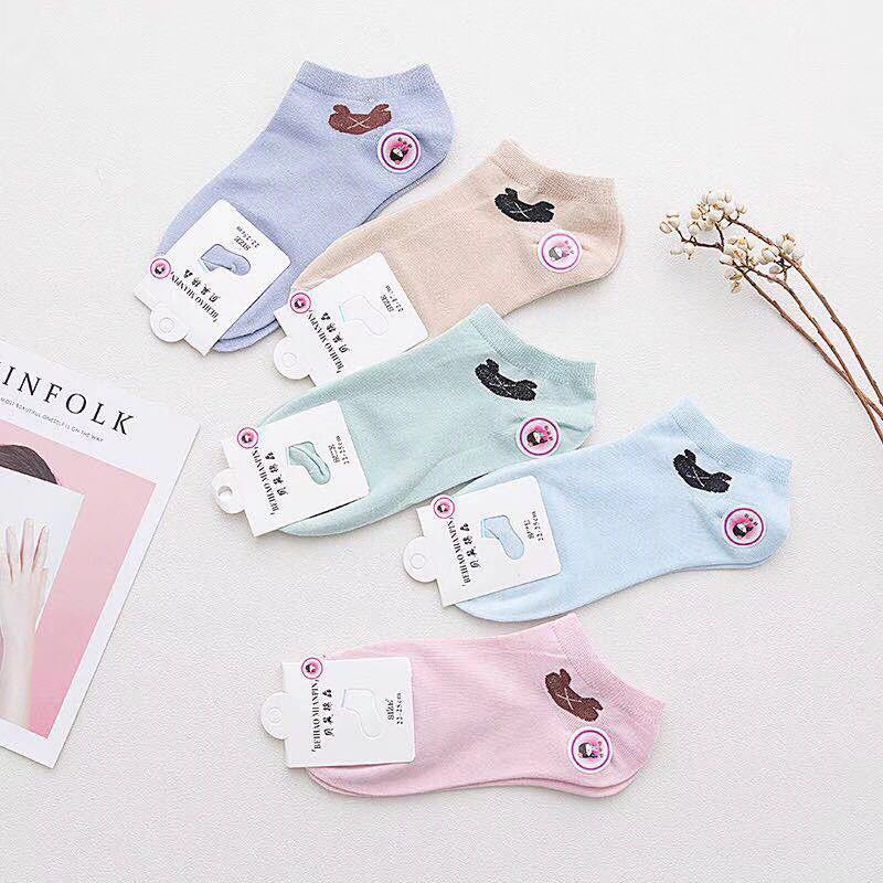 Spring/Summer 2019 ladies thin breathable boat socks sports socks cartoon socks women's street stalls supply manufacturers wholesale thumbnail