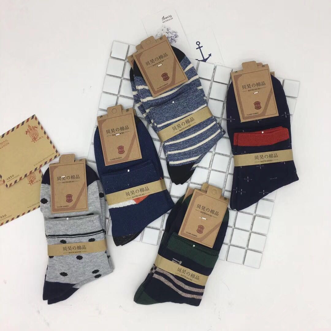 2018 new middle tube leisure sports socks pure cotton absorbability breathable antibacterial northeast socks manufacturer direct sale thumbnail