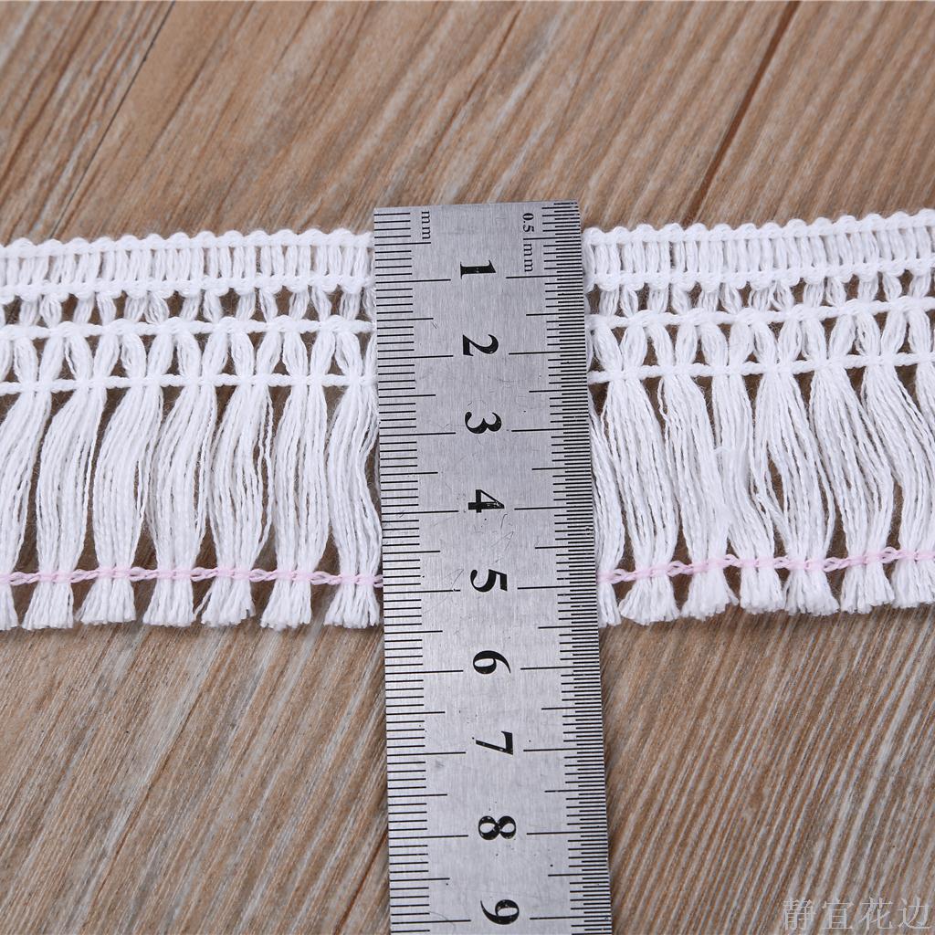 This White Fringe Row Lace Garment Hat Garment Accessories Application Scenario