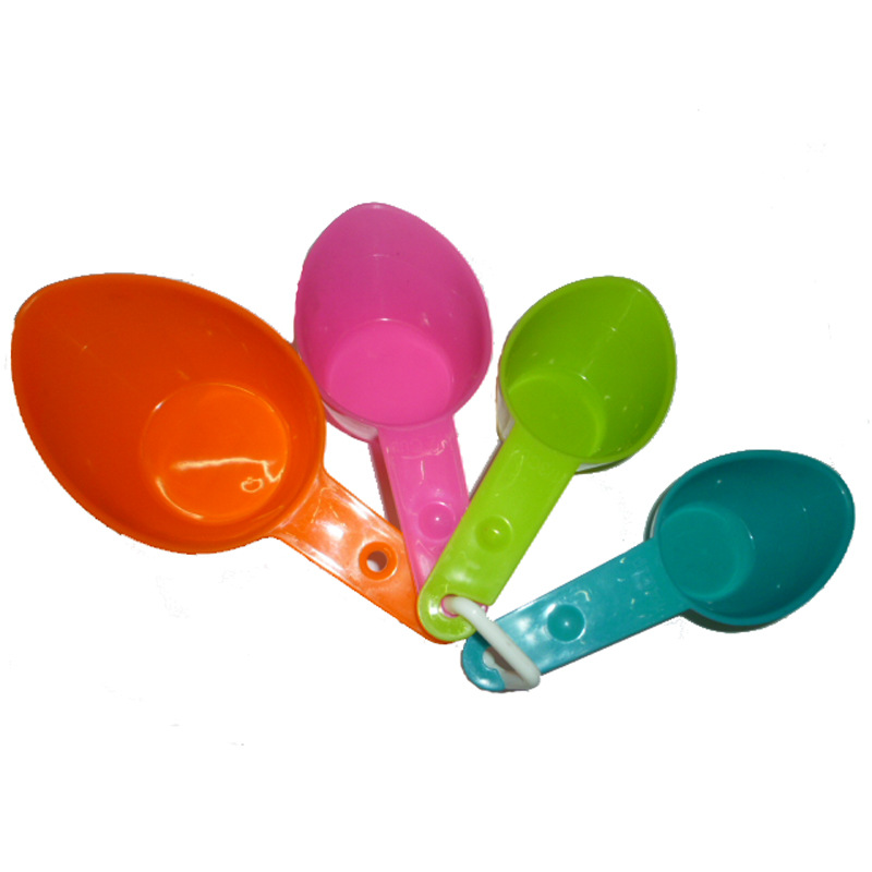 Hot style hits 4 pieces set of 4 color measuring spoon set combination measuring spoon baking tools kitchen tools thumbnail