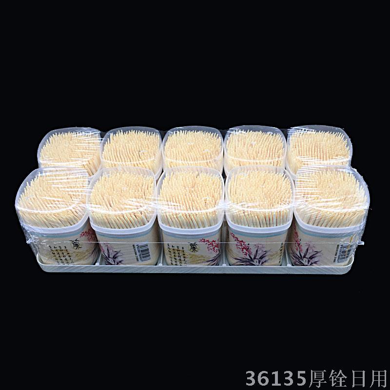 Bamboo Toothpick Transparent Canned Wholesale Mellanchrysanthemum Series