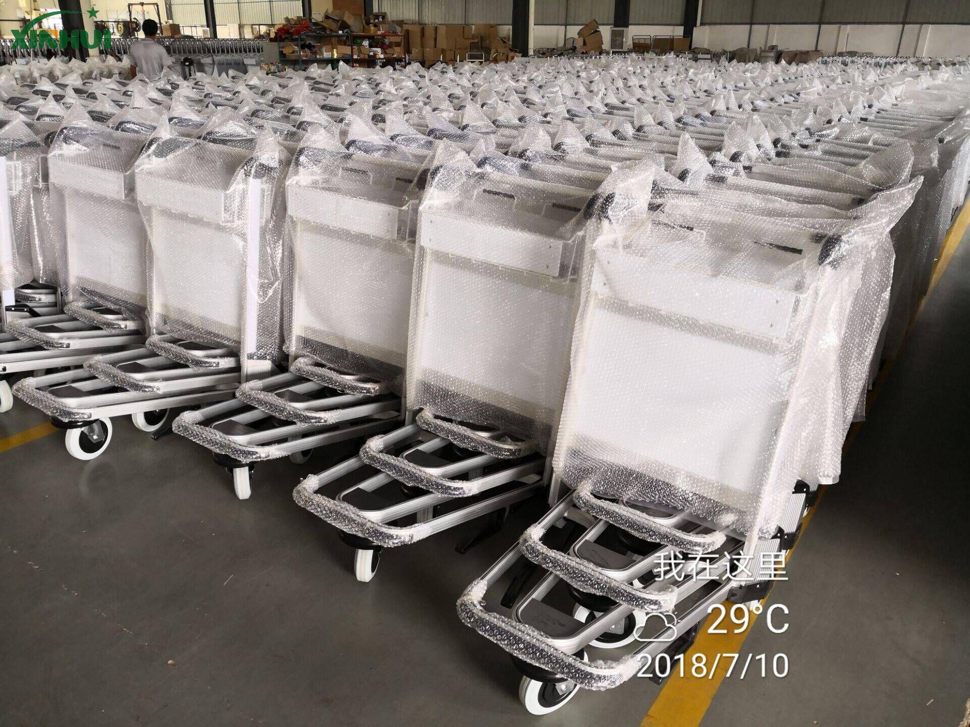 Aluminum alloy airport vehicles, airport trolleys, luggage carts, handling carts, transport vehicles, airport airports Application Scenario